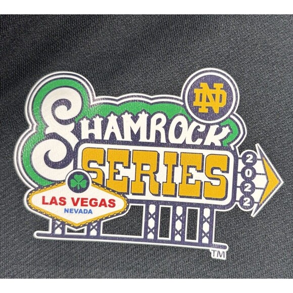 Clique NWT Notre Dame 2022 Shamrock Series 1/4 Zip Pullover Size Lg Coors Lite - Picture 4 of 6